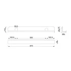 MILADESIGN csatorna G2 ST201K–10 antracit