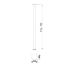 MILADESIGN asztalláb G5 ST402 antracit