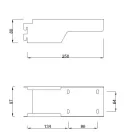 MILADESIGN támasz G7 ST953 antracit