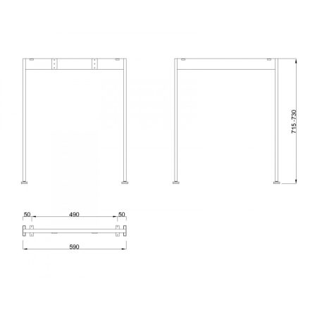 MILADESIGN lábazat Mobilar M6206 antracit