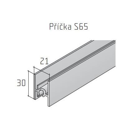 MILADESIGN asztalkeret profil G5 ST541-56 antracit