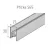 MILADESIGN asztalkeret profil G5 ST541-56 antracit