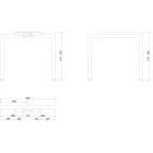 MILADESIGN lábazat Quantum Q7508 fekete