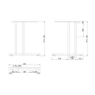 MILADESIGN Lábazat G2 ST201E fekete