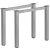 MILADESIGN lábazat G6 ST626/80 fekete