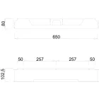 MILADESIGN csatorna G7 ST951/08 fekete