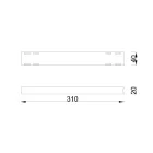 MILADESIGN asztalkeret profil G5 ST541-31 fekete