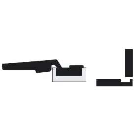 MILADESIGN asztalkeret profil G5 ST541-56 fekete