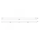 MILADESIGN asztalkeret profil G5 ST541-126 fekete