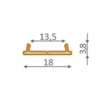 MILADESIGN asztalkeret profil G5 ST541-166 fekete