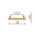 MILADESIGN asztalkeret profil G5 ST541-166 fekete