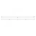MILADESIGN asztalkeret profil G5 ST541-166 fekete