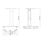 MILADESIGN lábazat állíth.szé. G3 ST227/60R fehér