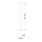 MILADESIGN asztalláb G5 ST602 fehér