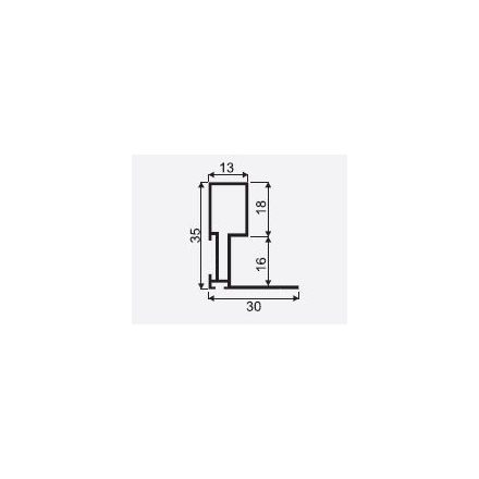 MILADESIGN lábazat szé. Linear LN3403 fehér