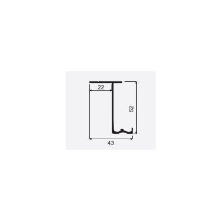 MILADESIGN lábazat állíth.köz. Linear LN3102R fehér