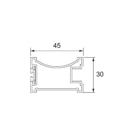 MILADESIGN lábazat állíth.szé. Linear LN3301R fehér