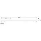 MILADESIGN csatorna Linear LN1604 fehér