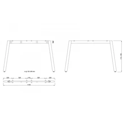 MILADESIGN lábazat Mobilar M5412T–S fehér