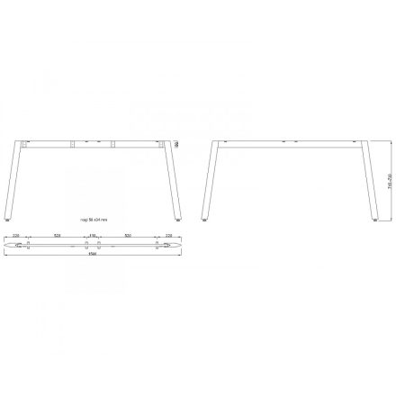MILADESIGN lábazat Mobilar M5416T–S fehér
