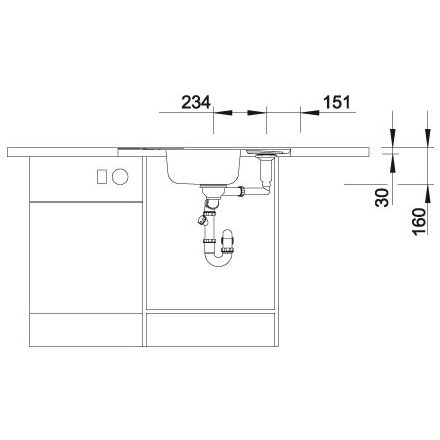 MILADESIGN lábazat Mobilar M6306–S fehér