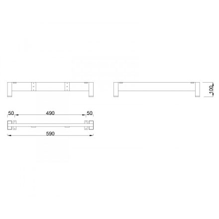 MILADESIGN lábazat alacsony Mobilar M6306-K fehér