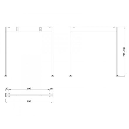 MILADESIGN lábazat Mobilar M6207 fehér