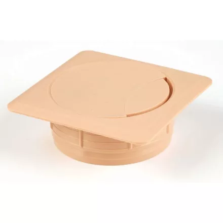 STRONG Kábel kivezető 60 mm szögletes világos bükk