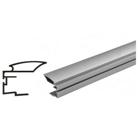 SEVROLL Alfa II fogantyú profil 18mm 2,70m ezüst