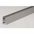 SEVROLL felső vezető profil Simple/Blue 2m (10 mm-es rétegelt lemez) ezüst
