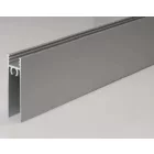 SEVROLL alsó takaró profil Simple/Blue 1,5m (10 mm-es rétegelt lemez) ezüst