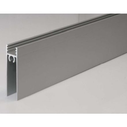 SEVROLL alsó takaró profil Simple/Blue 1,5m (10 mm-es rétegelt lemez) ezüst