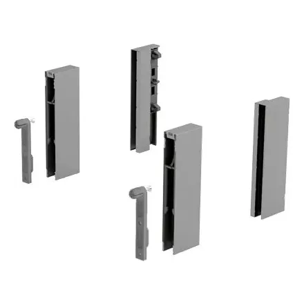 HETTICH 9122978 ArciTech DesignSide adapter/124 mm ezüst