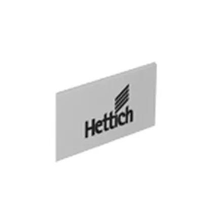 HETTICH 9123009 Arcitech takarósapka logóval alumínium