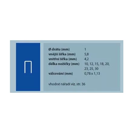 Tűzőkapocs 343/23mm cink M-PR, 3200 db