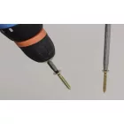 Csavar Uniquadrex 5,0x70/40 félgömbölyű fej cink fehér