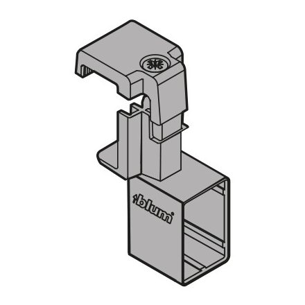 BLUM ZRU.01E0 végzáró haránt magasító korlátra szürke