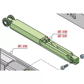 SISCO Silent csillapító beltéri tolóajtókra 40kg
