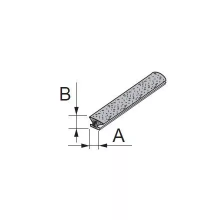 SEVROLL támfalas kefe becsúsztatható 4,8x4mm