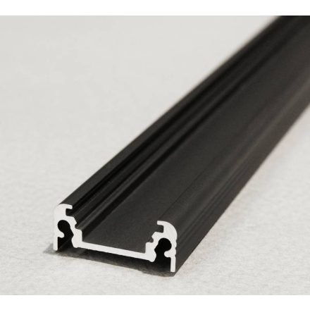 StrongLumio LED profil Surface, fekete, 2m