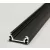 StrongLumio LED profil Surface, fekete, 2m