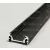 StrongLumio LED profil Surface, fekete, 1m