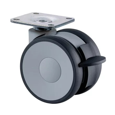 TENTE Kerék Linea 65 mm fékkel 70 kg, sötétszürke