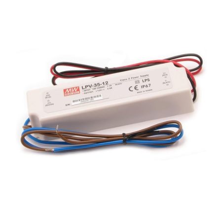 Transzformátor MEAN WELL LPV-35-12, 12V, 35W, IP67