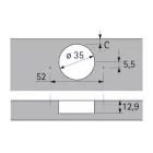 HETTICH 9071260 Sensys 8645 110° TH52