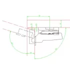 HETTICH 9071260 Sensys 8645 110° TH52