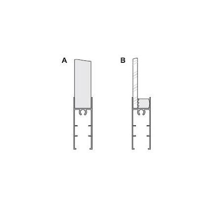 HETTICH 9139177 ArciTech haránt magasító korlát 600 mm ezüst