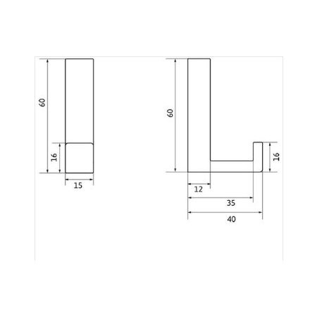 HETTICH 9139193 ArciTech haránt magasító korlát 500 mm fehér