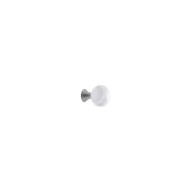   Fogantyú Furnipart BEAD Straight gomb, acél, polírozott acél - márvány fehér