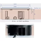 BACHMANN 931.002 Twist, 2 x elektromos dugaszoló aljzat